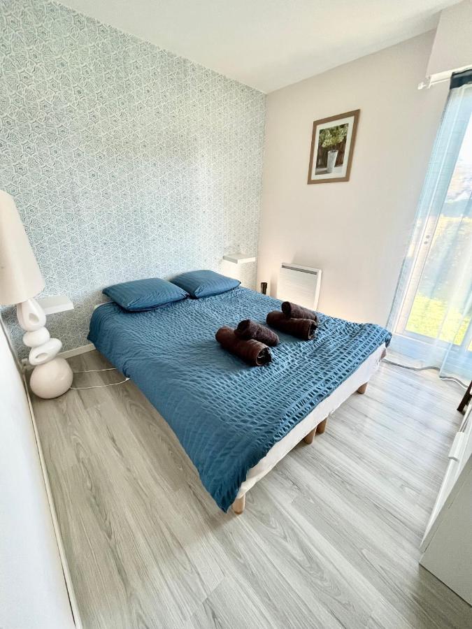 Superbe Appartement Avec Jardin Ensoleille Blonville-sur-Mer Luaran gambar