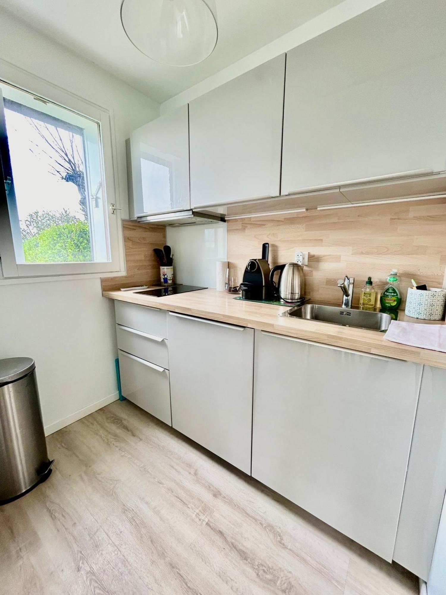 Superbe Appartement Avec Jardin Ensoleille Blonville-sur-Mer Luaran gambar