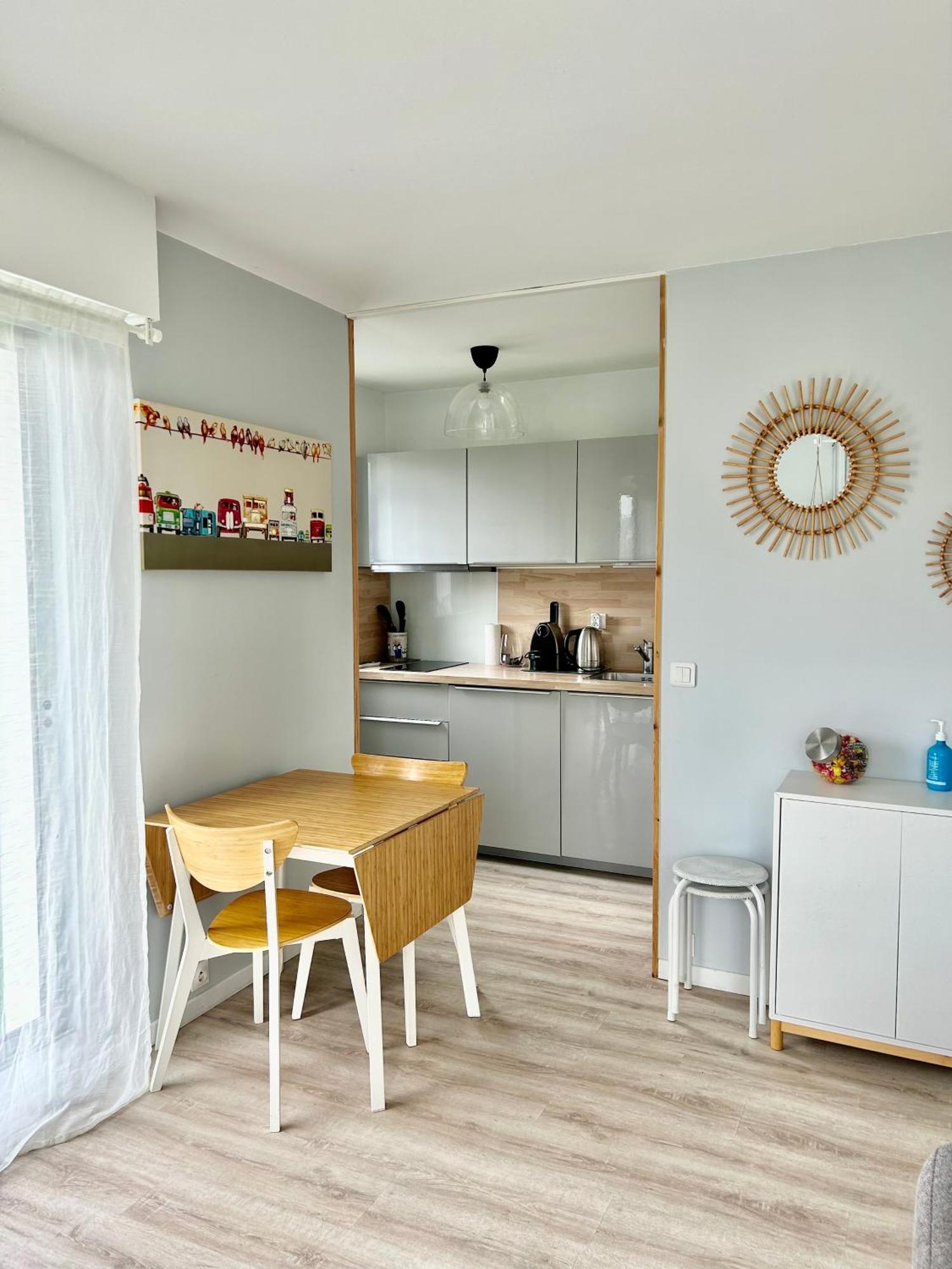 Superbe Appartement Avec Jardin Ensoleille Blonville-sur-Mer Luaran gambar